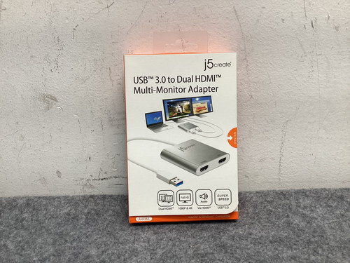 j5create USB 3.0 auf Dual HDMI Multi-Monitor Adapter - Bild 1 von 5