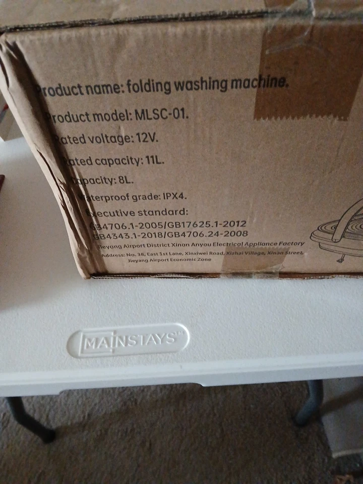  MULTI-FUNCTION FOLDING WASHING MACHINE CLOSE-FITTING MLSC-01 PURPLE 8L - Image 4 of 4