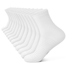 Compression Running Ankle Socks for Men and Women 6 Pairs , Quarter Athletic...
