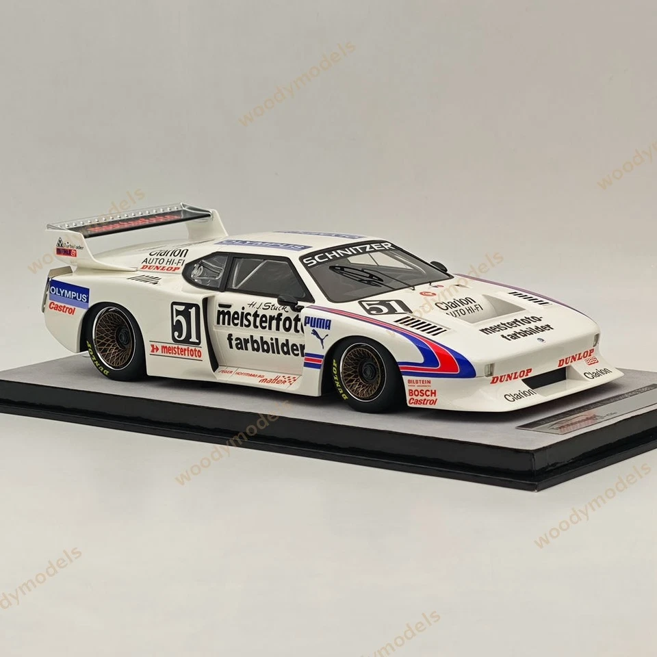 Tecnomodel 1:18 BMW M1 Turbo DRM Nurburgring 1981 #51 Resin Model Car Limited - Image 3 of 4