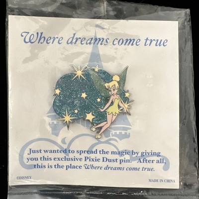 Disney 2007 Tinker Bell Pixie Dust Where Dreams Come True Version 3 Pin 54034