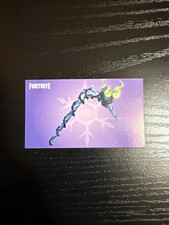 Fortnite Merry Mint/Minty Pickaxe Card Collectible USED CODE/ NOT REDEEMABLE 