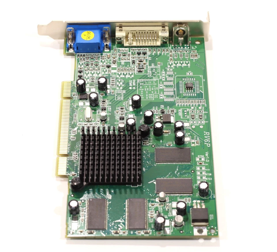 PowerColor ATI Radeon 7000 64MB DDR PCIe Graphics Card P/N: RV6P-NB3 Tested - Image 2 of 4