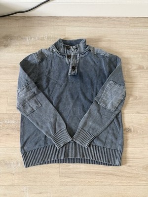 Fat Face Blue Grey Pullover Sweatshirt Mens Size Large