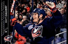 2015-16 Upper Deck #54 Matt Calvert Columbus Blue Jackets Hockey Card