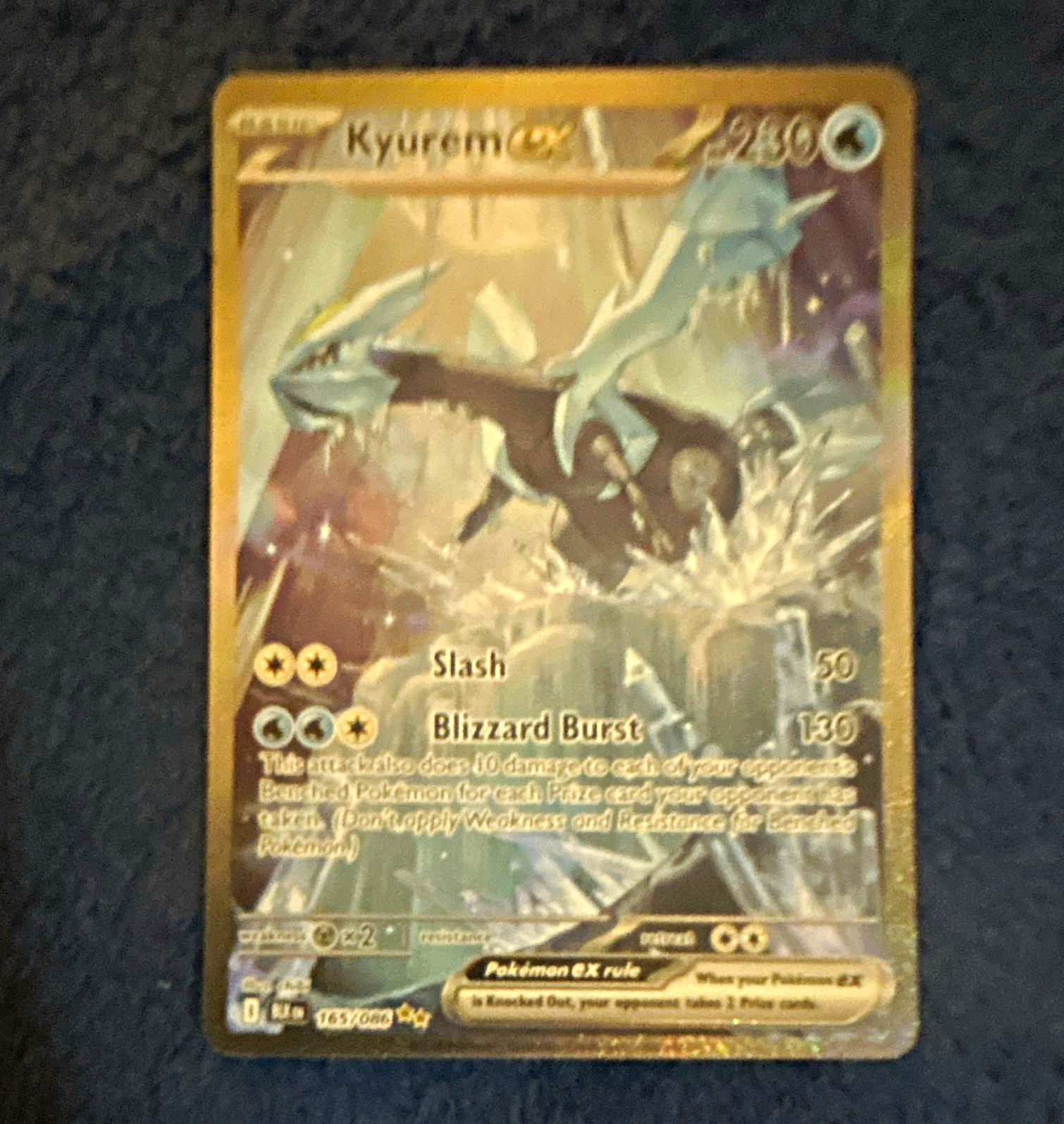 Kyurem ex 2025 Scarlet & Violet: Black Bolt #165/086 Special