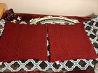 Pottery Barn Sham Red 26" Set of 2