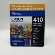 New Epson 410 T4101-5-SVH Black, Yellow, Cyan and Magenta Ink Cartridge