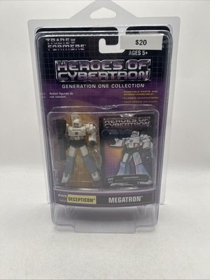 2001 Hasbro Transformers Heroes Of Cybertron Megatron G1 Action Figure MOSC
