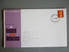 GB DEFFINITIVE FDC 1971 10p LONDON W 1 SINGLE RING  P/MARK