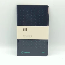 IBM Watson Moleskine Journal Legendary Notebook Retro Speckled Blue New Sealed