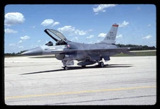 USAF General Dynamics F-16A 80-0474 Jun 90 Kodachrome Slide/Dia B11