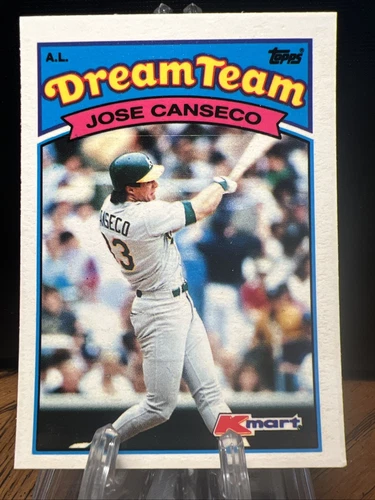 1989 Topps Kmart Dream Team Jose Canseco 18 Oakland Athletics