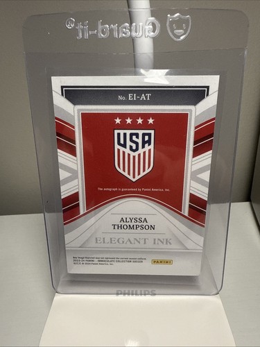 2023-24 Panini Immaculate Collection Elegant Ink Alyssa Thompson 65/99 - Picture 2 of 2