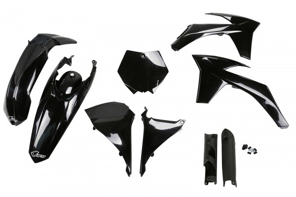 FULL Ktm SX 125 - 150 - 250 SXF 250 - 350 - 450 2011 Black Fairing Plastic Kit