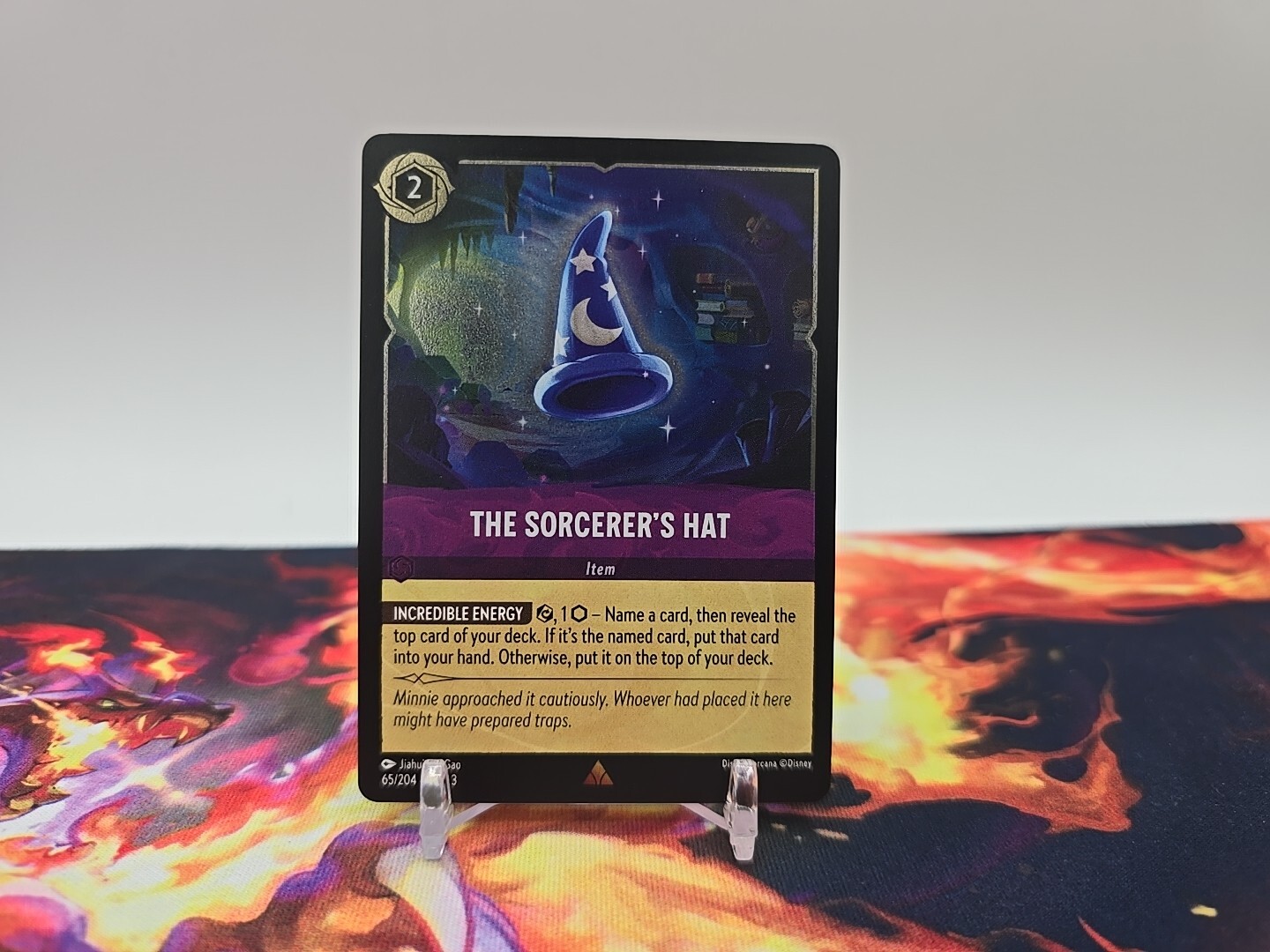 The Sorcerer's Hat Into the Inklands 65/204 Lorcana TCG Card NM/M Foil