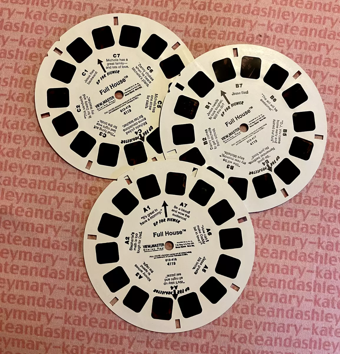 Full House View Master set 3 reels vintage 90s TV show