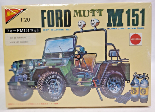 Nichimo #MC 2029 Ford Mutt M151 Model Kit 1:20 Mint Condition Sealed Box - Bild 1 von 10
