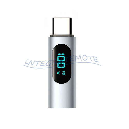 LED Display PD 100W USB C to Type C Adapter Type-C Male to Female Converter - Bild 9 von 20