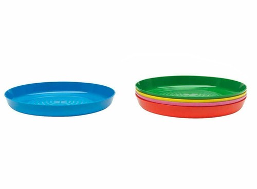 Kids Plastic Bowls Cups Plates Cutlery Set Individual Colours children toddler - Picture 14 of 41
