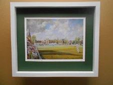 Jocelyn Galsworthy Cricket print 'Cheltenham Cricket Festival 1997 ' FRAMED