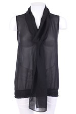 BODYFLIRT Blusentop Bluse Top Chiffon Drapierung D 36 schwarz