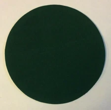 New 5 1/2" Round Green Felt Pad W/ Adhesive Back For Lamp Bases, Vases, Etc