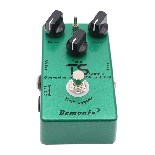 Demon fx TS II Green 2 Overdrive Guitar Bass Effect Pedal True Bypass DC 9V - Picture 6 of 15