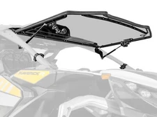 SuperATV Scratch Resistant Light Tint  Flip Windshield for Can-Am Maverick R