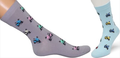 BONNIE DOON Damen ~ Scooter Sock~Socken ~Motorroller ~mineral, pool blue ~ 36-42