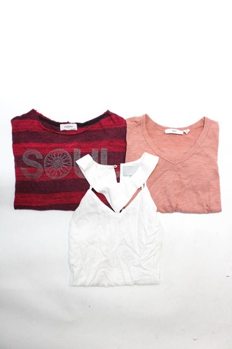 Wilt Soul Cycle Roi Damen Basic T-Shirt Langarm Tank Top Größe S M Paket 3