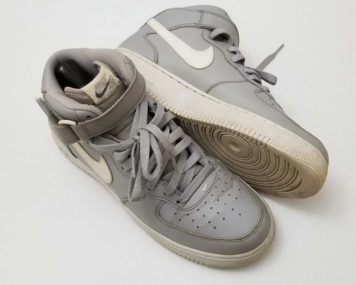 Nike Air Force 1 Mid '07 Wolf Grey/ Wolf Grey-white in Gray for Men