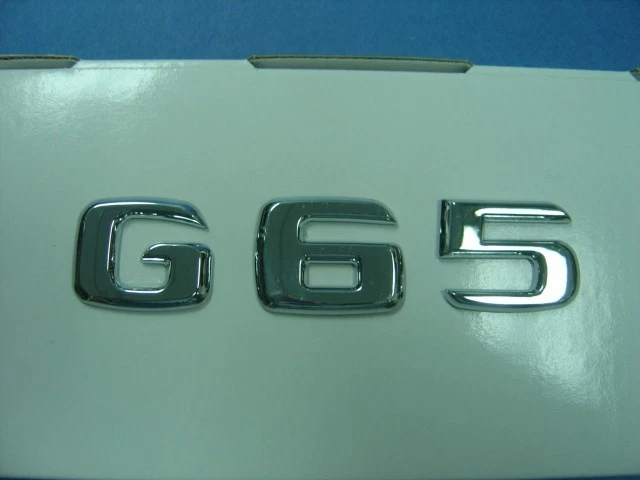 * G65 * TRUNK LETTERS CHROME EMBLEM BADGES FOR MERCEDES BENZ G-CLASS AMG - Image 3 of 4