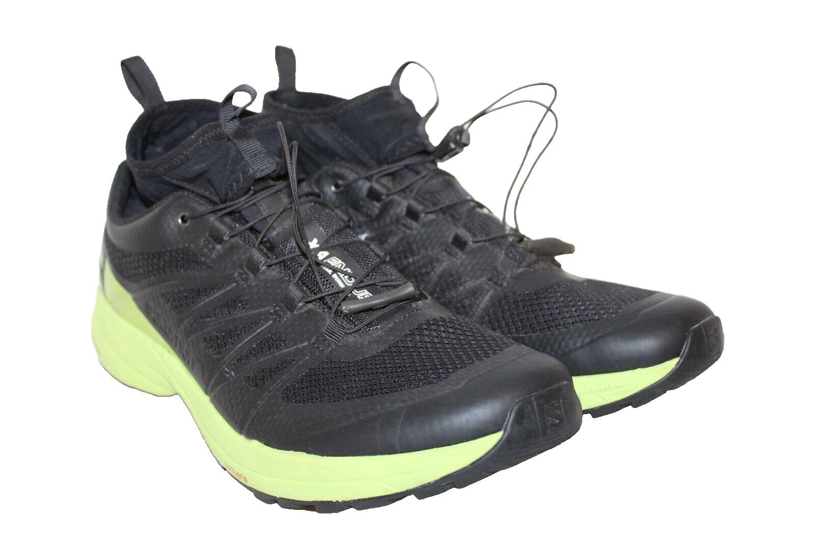 Scarpe Salomon XA Enduro Trail Running Escursionismo Uomo Taglia 9 Nero Verde Neon