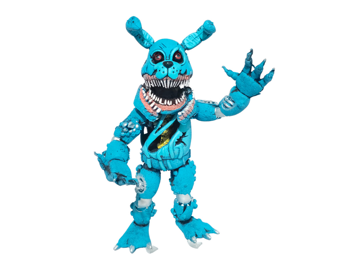 TOY MEXICAN FIGURE FIVE NIGHTS AT FREDDY'S ANIMATRONICS BONNY BLUE