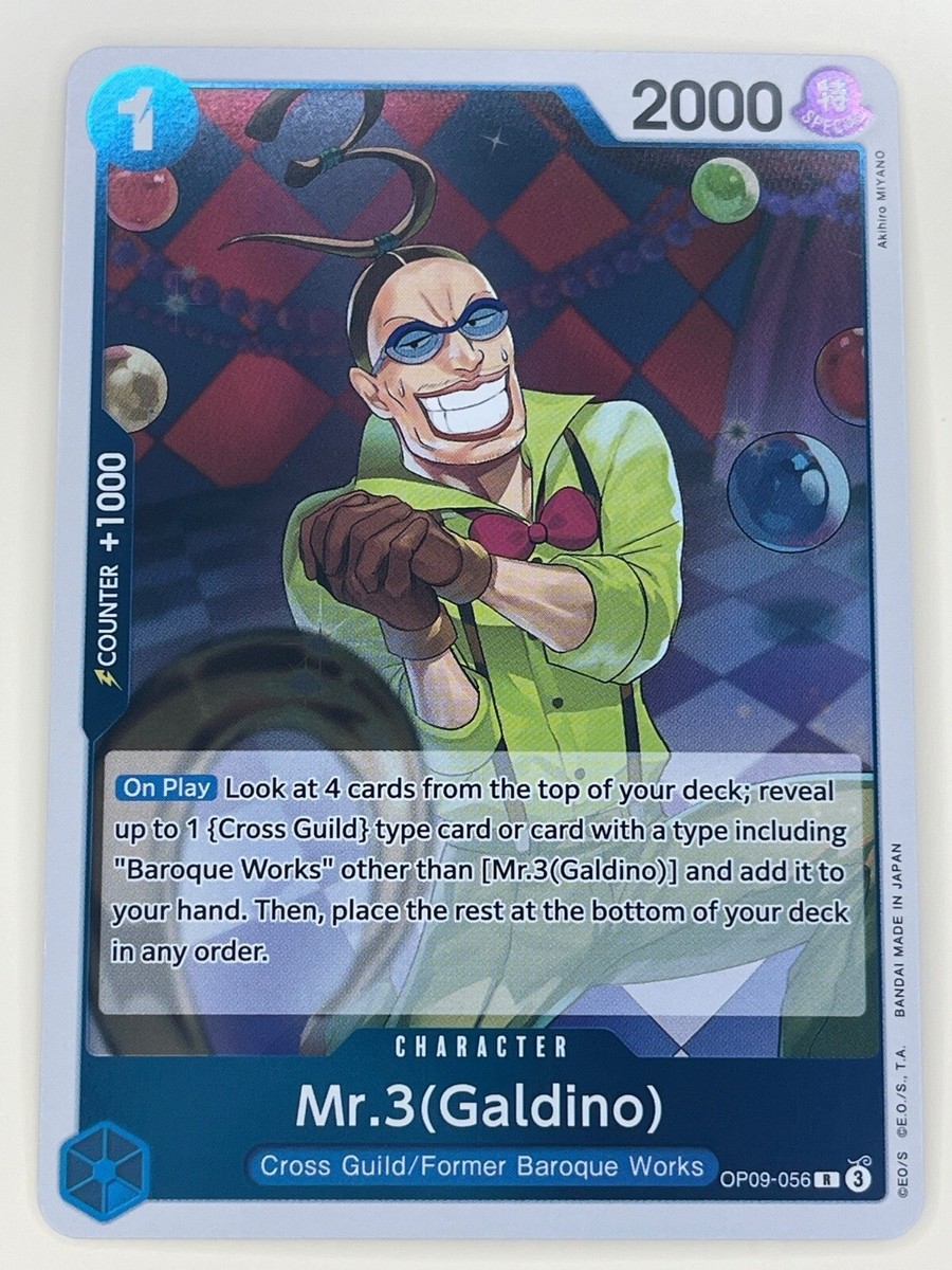 One Piece card OP09-056 Mr. 3 (Galdino) R English | eBay