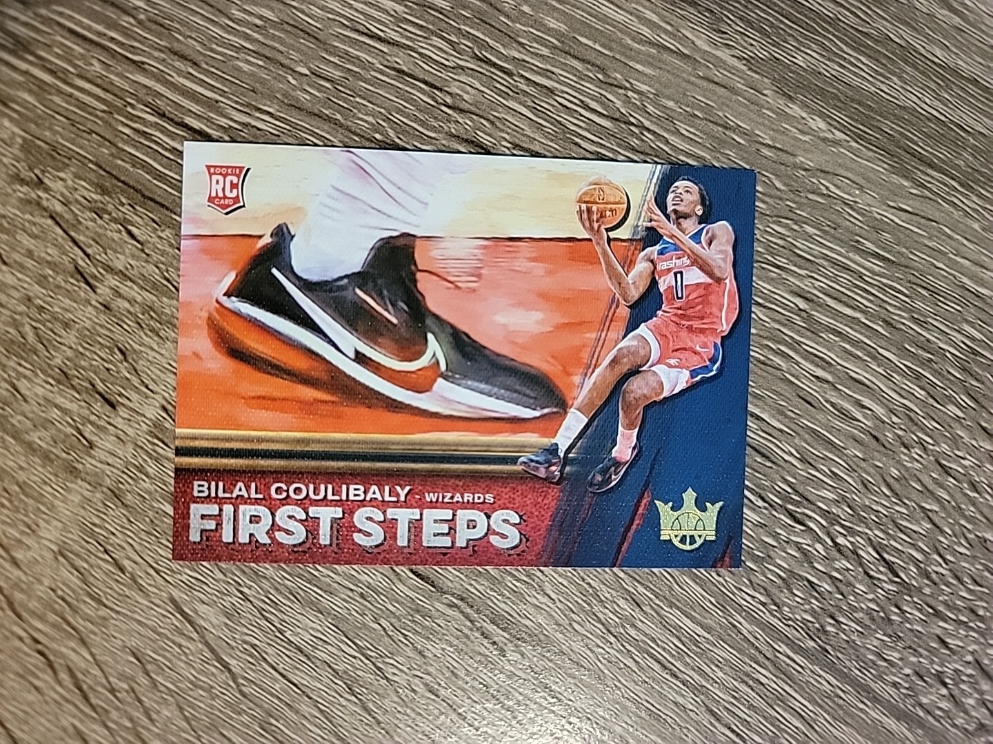 2023-24 Panini Court Kings Bilal Coulibaly First Steps Rookie RC #9 Wizards