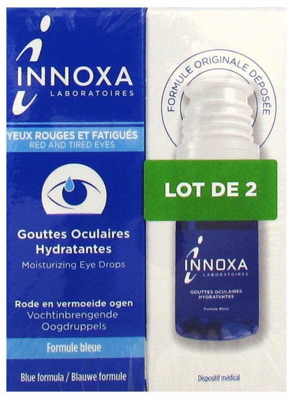 	 Innoxa Moisturising Eye Drops Red and Tired Eyes 2 x 10ml