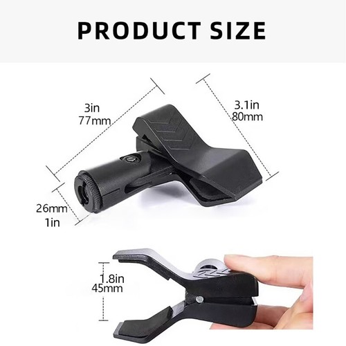 Small Mic Holder Clip for Headsets and Earphone Wire Management - Zdjęcie 8 z 8