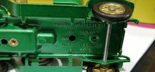 Matchbox Y-2 Renault 1911 nº 2 "Models of yesterday" By Lesney in original box - Picture 8 of 8