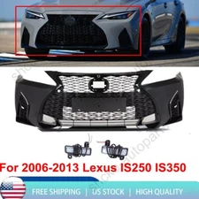 Front Bumper Grille Kit For 2006 -2012 Lexus IS250 To 2021+ IS F Sport Style