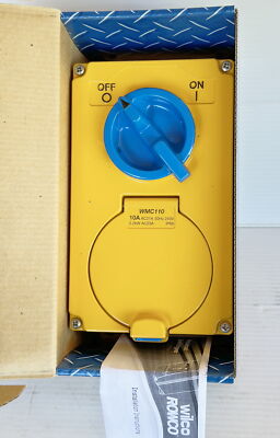 Clipsal Wilco WMC110 10A 240VAC Switched Power Socket GPO IP66 Metal *NEW*