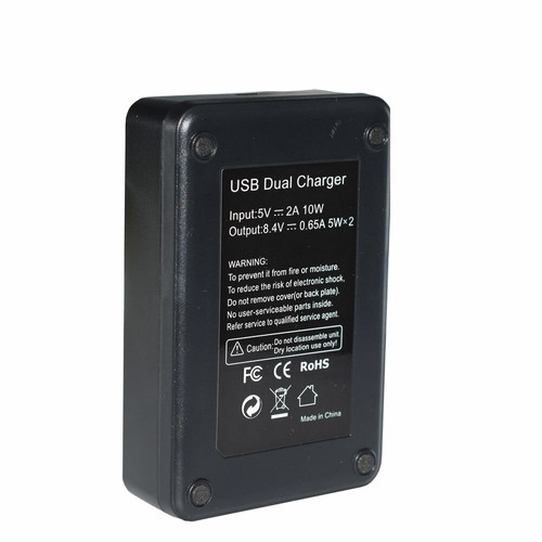 USB Dual LP-E6 Battery Charger for Canon EOS 5D Mark II Mark III Mark IV 60D 80D - Picture 4 of 5