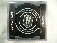 AHL Henderson Silver Knights '20 League Official Game Hockey Puck Collect Pucks