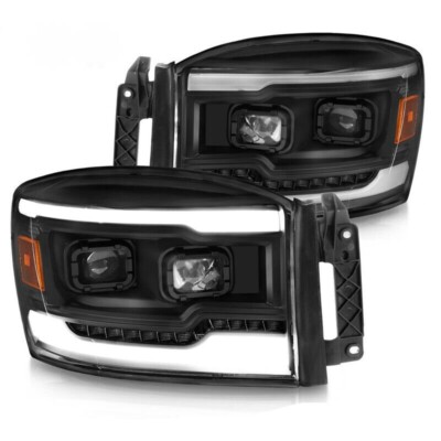 DODGE RAM 2006 - 2008 Dual PROJECTOR SCHEINWERFER LED Signal 06 - 08 09  2007