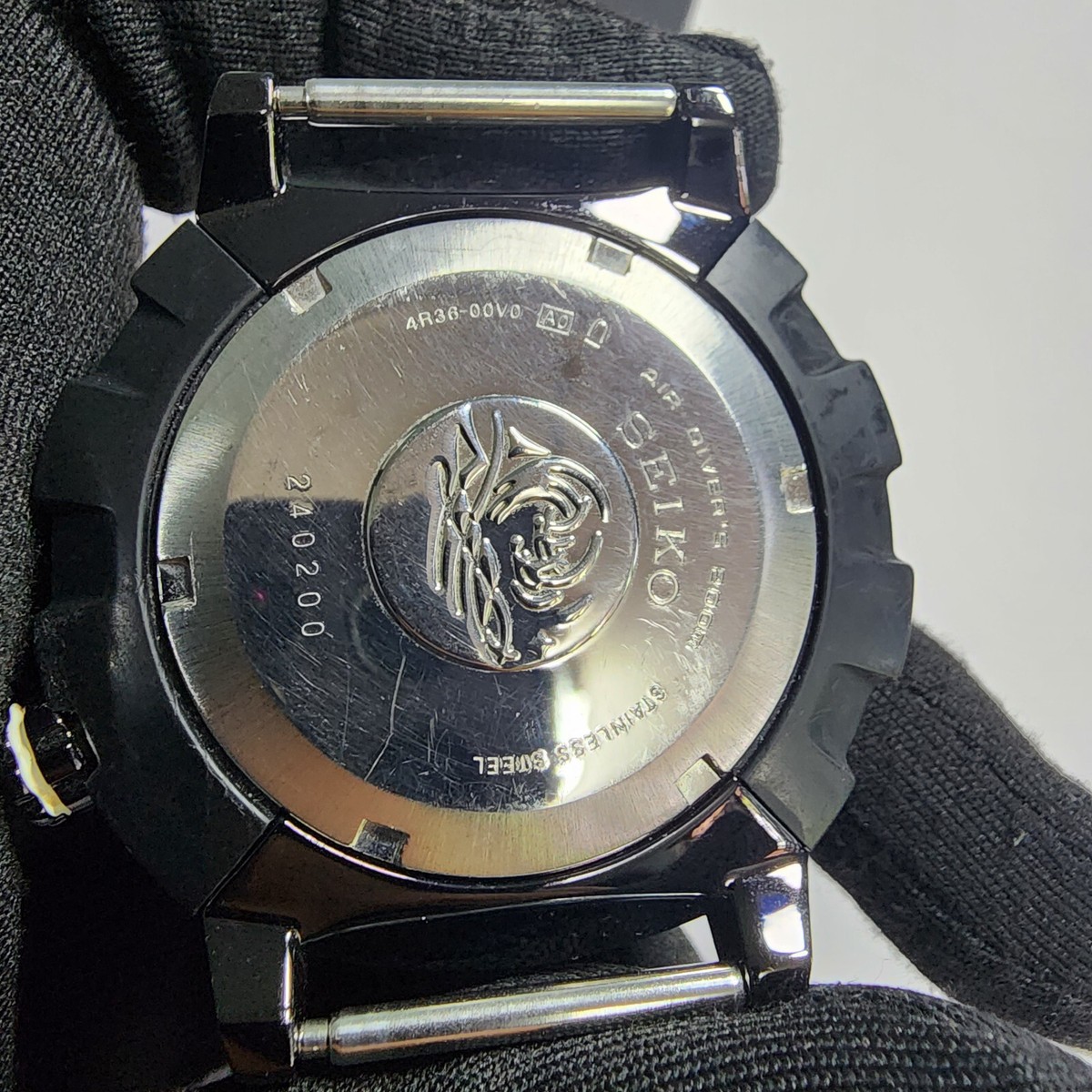 Seiko Baby Tuna Black Gold SRP231k1 4R36-00V0 Discontinued 1st Gen