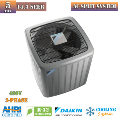 R32 Daikin 5 Ton Split Air Conditioner Scroll 14.3 SEER Single Stage 3 Ph 460V