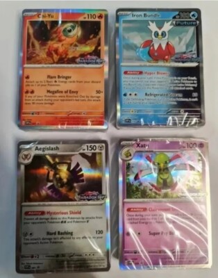 Pokémon Paradox Rift Pre Release Decks Alle 4 Promo SEALED Unopen Build & Battle
