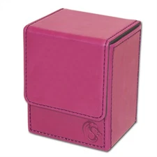 BCW Deck Case LX Pink Gaming Card Holder Magnetic Magic Gathering MTG Game Box