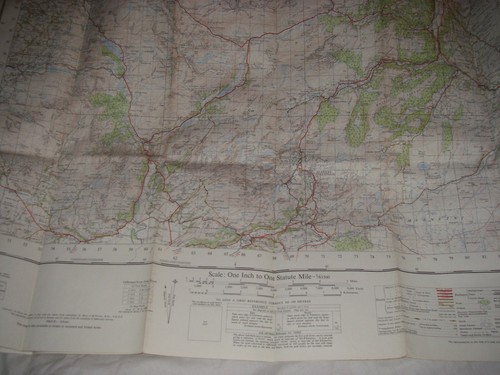 ORDNANCE SURVEY KARTE 107 des Snowdengebiets, siebte Serie - Bild 2 von 4